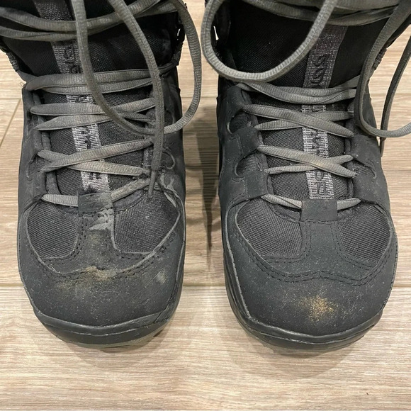 Aggression Black Men’s Snow Boots Size 8 - Picture 4 of 9